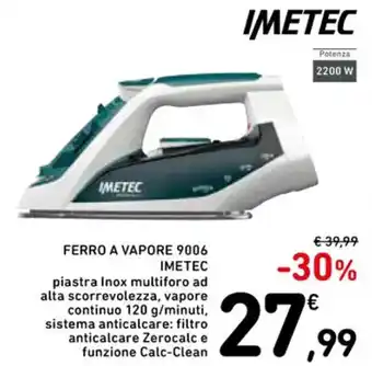 Spazio Conad FERRO A VAPORE 9006 IMETEC offerta