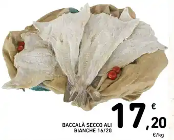 Spazio Conad BACCALÀ SECCO ALI BIANCHE 16/20 offerta