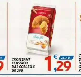Vivo Supermercati Dal colle Croissant Classico offerta