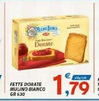 Vivo Supermercati Mulino Bianco Le Dorate Fette Biscottate 630 G(ml) offerta