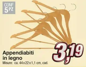 Appendiabiti In Legno