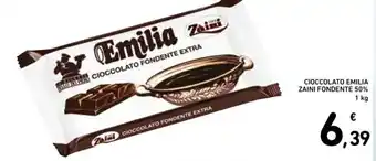 Spazio Conad CIOCCOLATO EMILIA ZAINI FONDENTE 50% 1 kg offerta