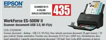 Vobis Epson WorkForce ES-500W 600 X 600 DPI A4 offerta