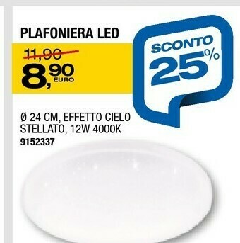 Self Plafoniera Led offerta