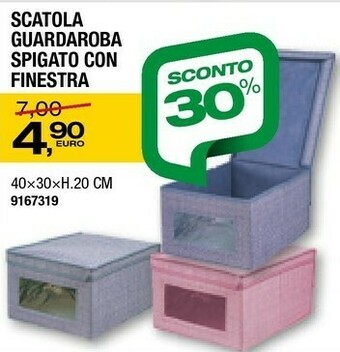 Scatola Guardaroba Spigato Con Finestra