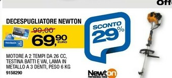 Bricofer Newton Decespugliatore offerta