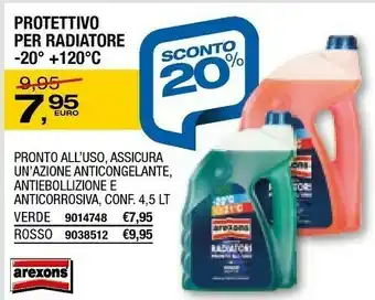 Bricofer Arexons Protettivo Per Radiatore offerta