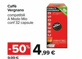 Carrefour Vergnano Caffè offerta