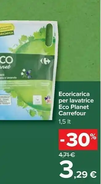 Carrefour Ecoricarica Per Lavatrice Eco Planet