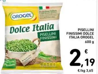 Spazio Conad PISELLINI FINISSIMI DOLCE ITALIA OROGEL 600 g offerta