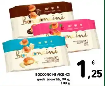 Spazio Conad BOCCONCINI VICENZI gusti assortiti, 90 g, 100 g offerta