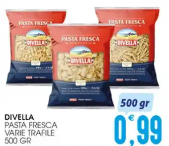 DIVELLA PASTA FRESCA VARIE TRAFILE 500 GR