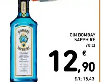 Spazio Conad GIN BOMBAY SAPPHIRE 70 cl offerta