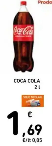 Spazio Conad COCA COLA 2 l offerta
