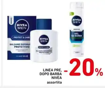Spazio Conad LINEA PRE, DOPO BARBA NIVEA assortita offerta