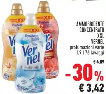 Conad AMMORBIDENTE CONCENTRATO XXL VERNEL 1,9 l offerta