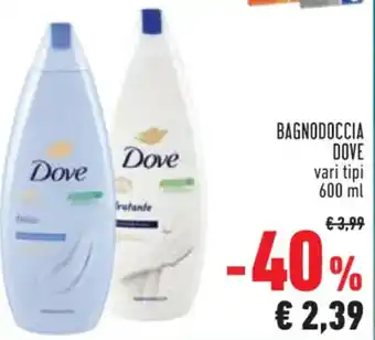 Conad BAGNODOCCIA DOVE vari tipi 600 ml offerta