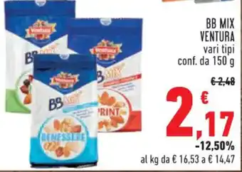 Conad BB MIX VENTURA vari tipi conf. da 150 g offerta