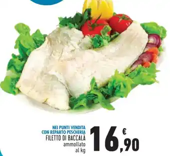 Conad FILETTO DI BACCALÀ ammollato offerta