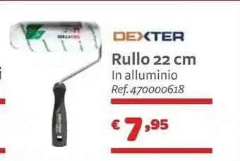 Bricocenter Dexter Rullo In Alluminio 22 Cm offerta