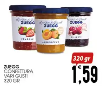 ZUEGG CONFETTURA VARI GUSTI 320 GR