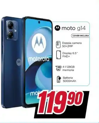 Trony motorola moto g14 offerta