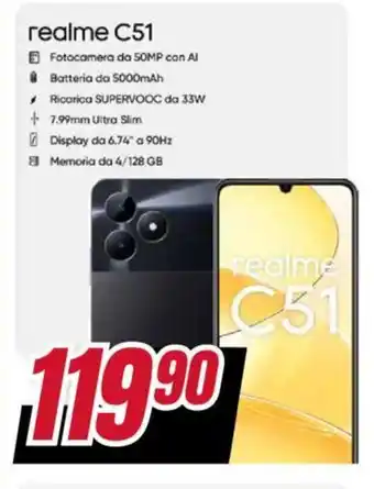 Trony realme C51 offerta