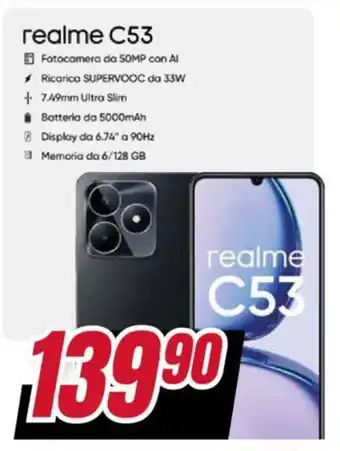 Trony realme C53 offerta