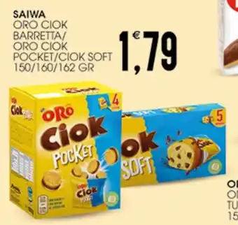 SpesAmica SAIWA ORO CIOK BARRETTA/ ORO CIOK POCKET/CIOK SOFT 150/160/162 GR offerta