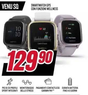 Trony GARMIN VENU SQ offerta