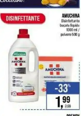 Caddy's Amuchina Disinfettante Bucato Liquido offerta