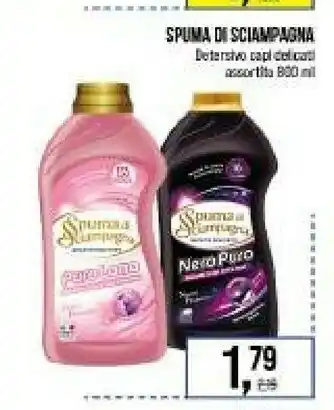 Caddy's Spuma di Sciampagna Detersivo Capi Delicati Nero Puro offerta
