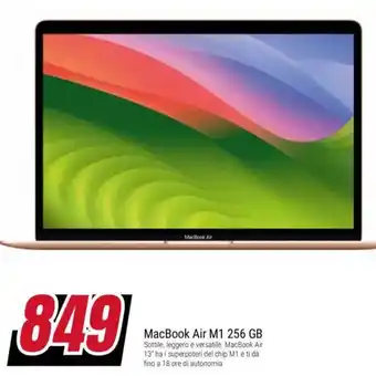 Trony MacBook Air M1 256 GB offerta