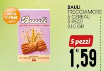 SpesAmica BAULI TRECCIAMORE 5 CEREALI 5 PEZZI 210 GR offerta