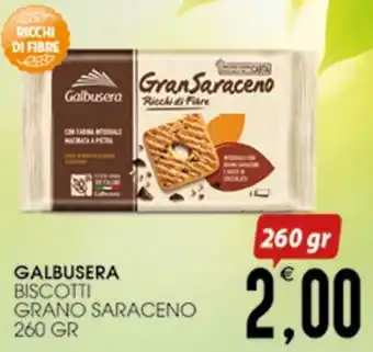 SpesAmica GALBUSERA BISCOTTI GRANO SARACENO 260 GR offerta