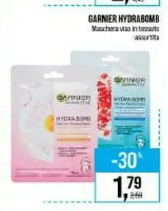 Caddy's Garnier Hydrabomb Maschera Viso offerta