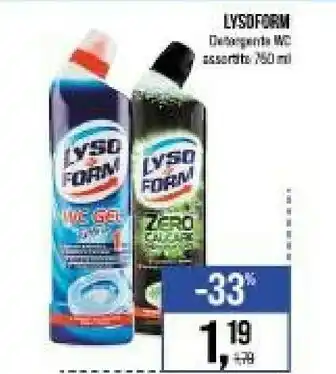 Caddy's Lysoform Pulizia Bagno offerta