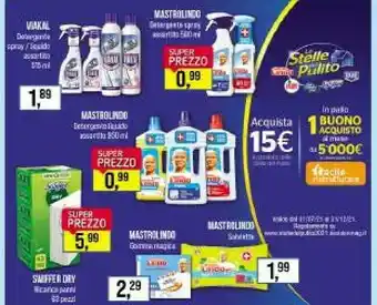 Caddy's Mastro lindo Detergente Spray 500 Ml offerta