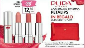 Caddy's Pupa Petalips offerta