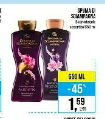 Caddy's Spuma di Sciampagna Bagnoschiuma offerta