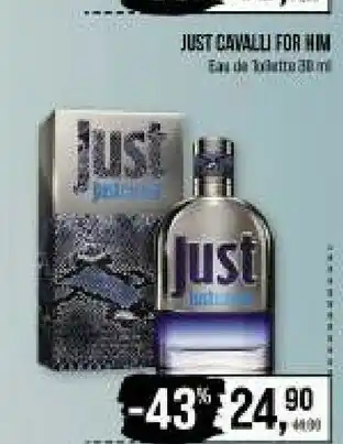 Caddy's Roberto Cavalli Just Cavalli For Him offerta
