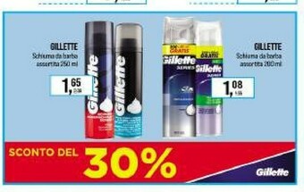 Caddy's Gillette Schiuma Da Barba offerta