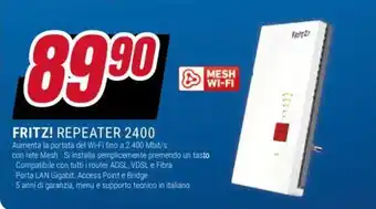 Trony FRITZ! REPEATER 2400 offerta