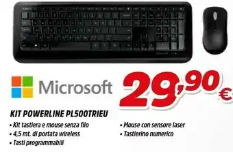 Microsoft KIT Powerline PL500TRIEU