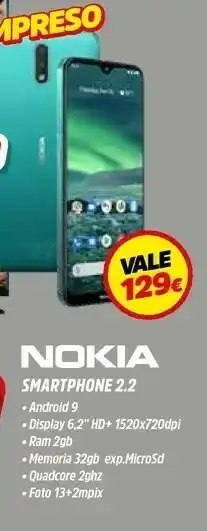 Fiducia & Convenienza Nokia Smartphone 2.2 offerta
