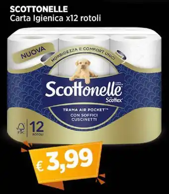 Ipercoop SCOTTONELLE Carta Igienica x12 rotoli offerta