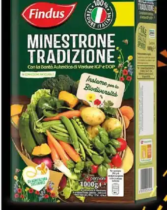 Ipercoop FINDUS Minestrone Tradizione 1 kg offerta