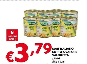 Pam Valfrutta Mais Italiano Cotto A Vapore offerta