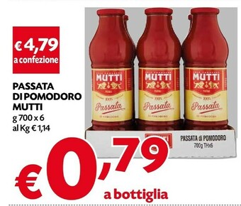 Pam Mutti Passata Di Pomodoro offerta