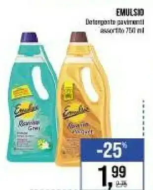 Caddy's Emulsio Detergente Pavimenti offerta